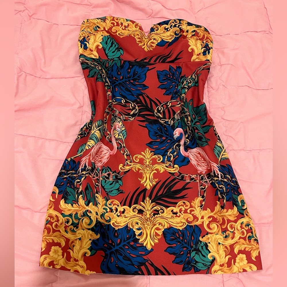 NWOT Urban Outfitters strapless sweetheart neckline dress